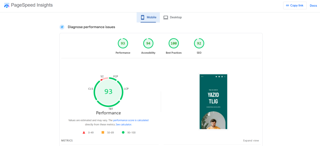 WordPress Speed Optimization (+90 PageSpeed) & SEO Maintenance - portfolio - 1