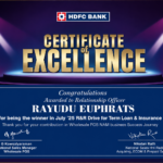 Certificat d’Excellence