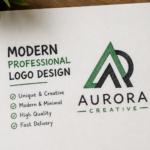Je vais concevoir un logo professionnel moderne