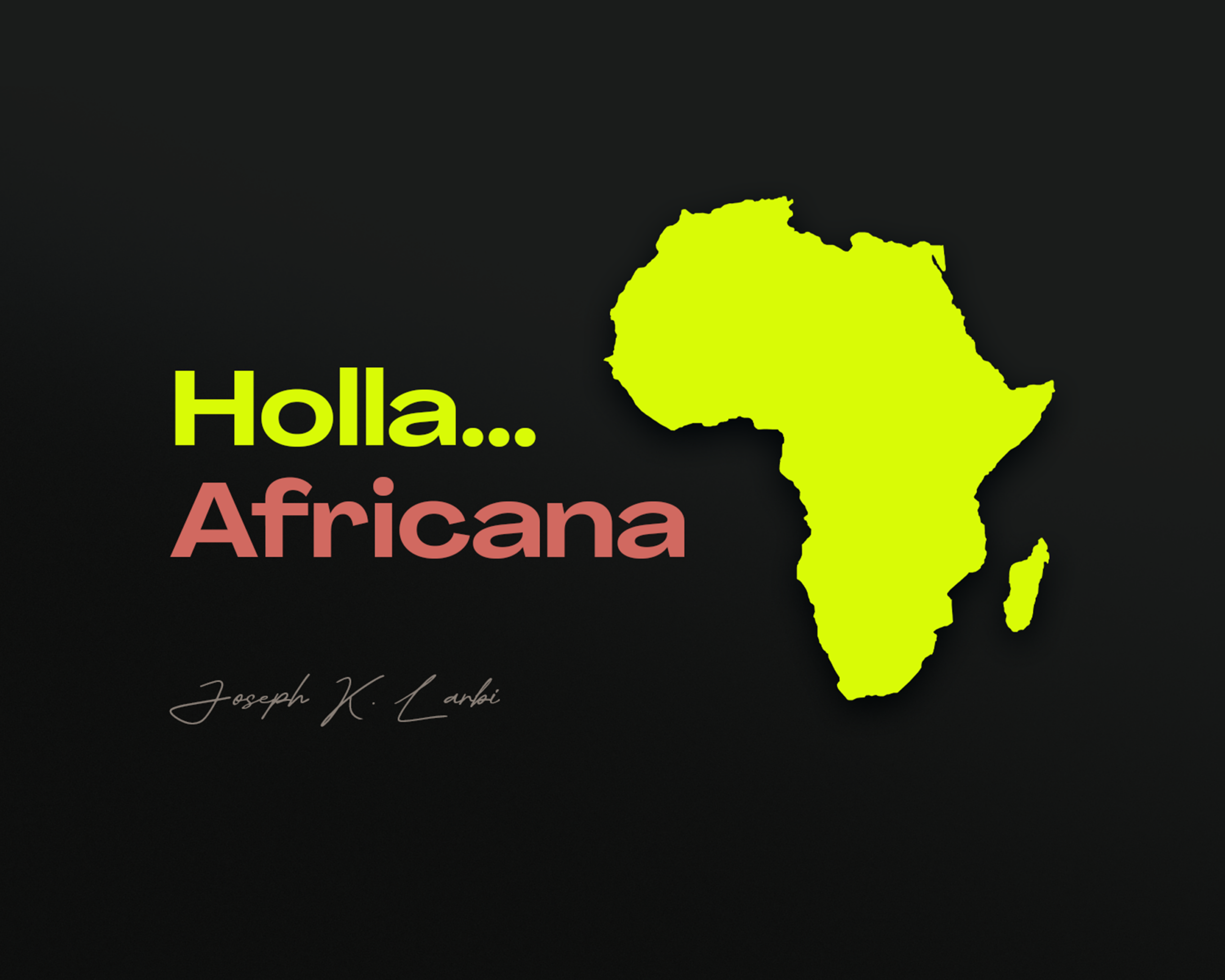 Joseph Kwabena Larbi - cover
