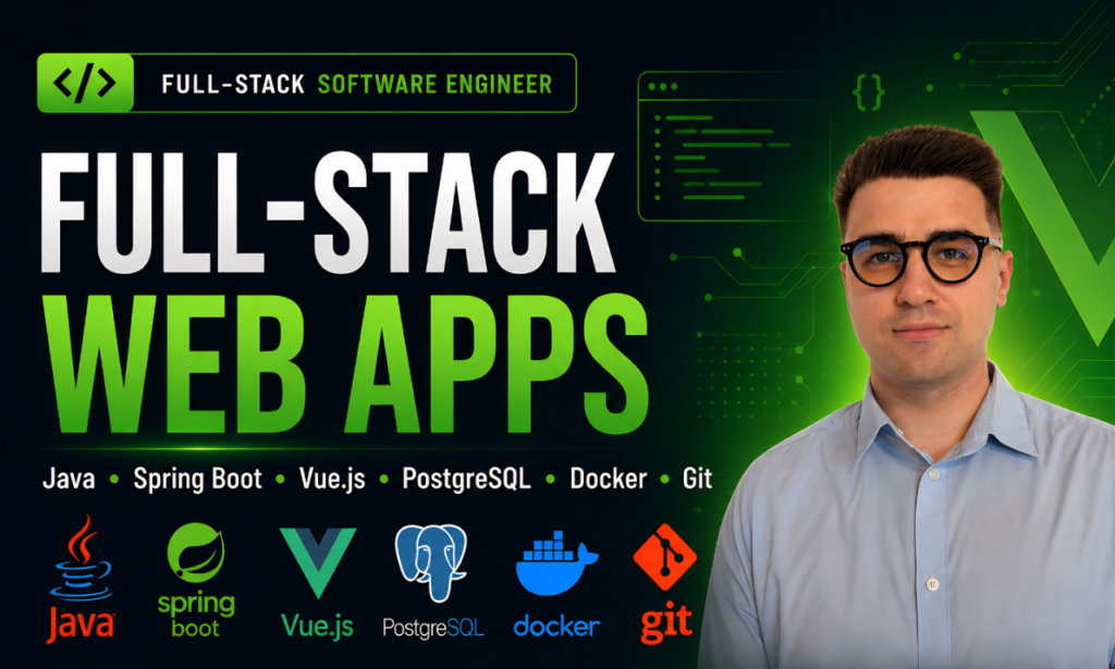 سأصلح أخطاء تطبيقات الويب في Java Spring Boot وVue - portfolio - 0