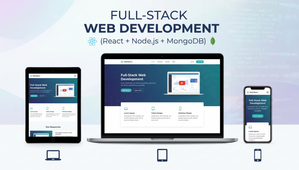 Full-Front-end + Back-end Website Development with React + Node.js + MongoDB - portfolio - 0