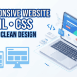 I will design a responsive HTML and CSS website