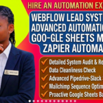 Webflow lead system audit + advanced automation rebuild: Pipedrive, Slack, Sheets, Mailchimp, Zapier optimization