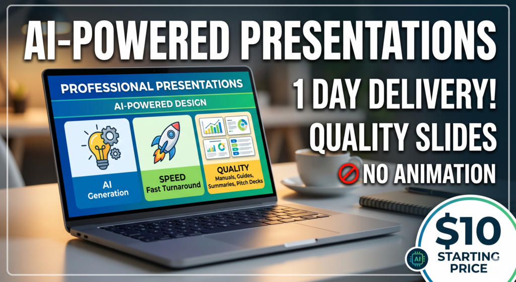 I will create a PPT for you in 1 day - portfolio - 0