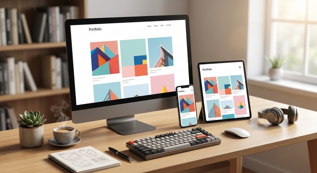 Construisez un site web professionnel rapide pour un salon d’affaires avec React - portfolio - 0