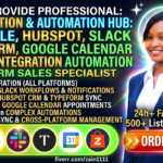 I will setup airtable hubspot slack typeform google calendar zapier integration automation