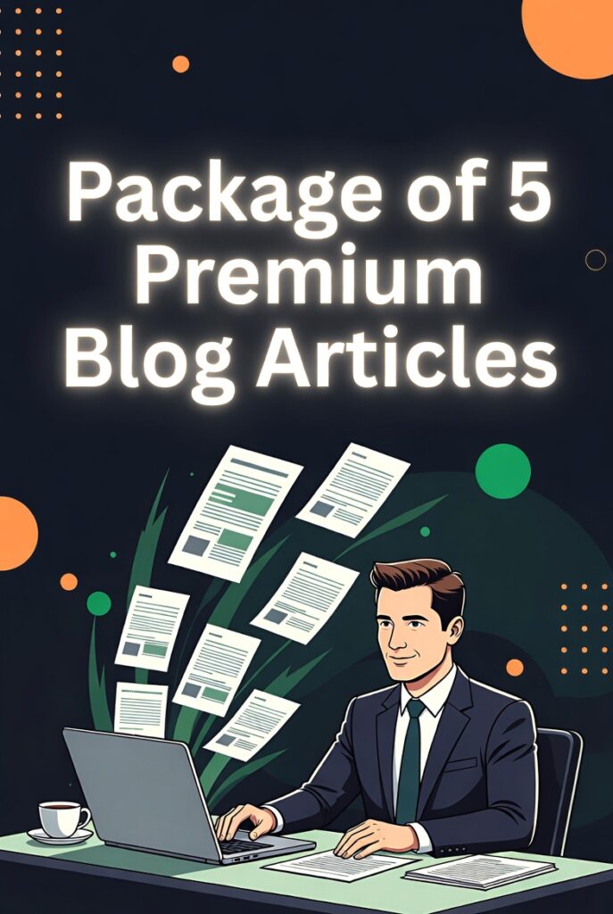 Package of 5 Blog Articles – 1,000 words each | Only $150 - portfolio - 1