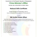 Certificat national de compétences – Design graphique pour le freelancing (Niveau 3)