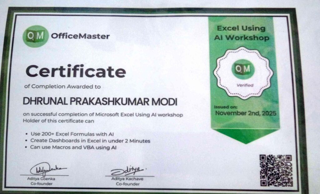 Dhrunal Modi - portfolio - 1