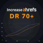 I will increase domain rating ahrefs dr 70 plus with high authority SEO backlinks - Remote