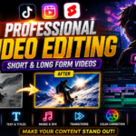 I will professionally edit TikTok, Reels, and YouTube videos