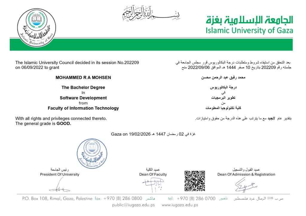 MOHAMMAD MOHSEN - portfolio - 0