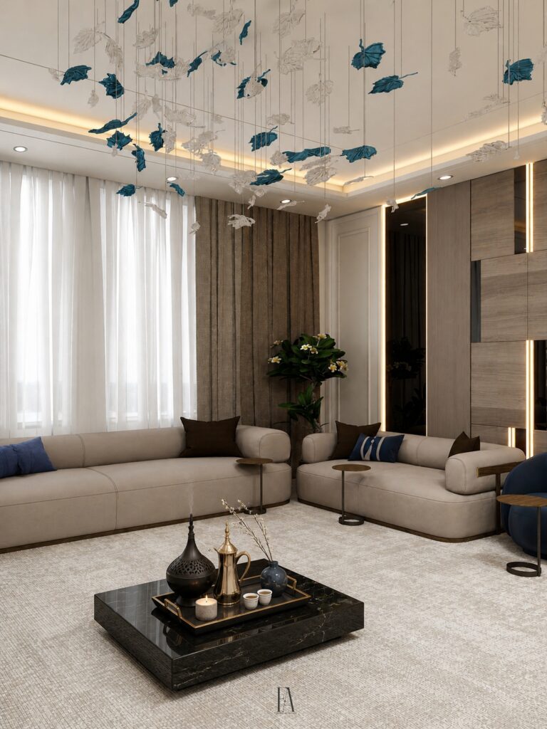 مصممة داخلية متخصصة في ابتكار مساحات إبداعية تمزج بين الجمال والوظيفة - portfolio - 1