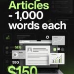 Paquet de 5 articles de blog – 1 000 mots chacun | Seulement 150 $