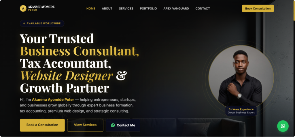 I Will Design a Modern, High-Converting Website or Mobile App UI for Your Business - portfolio - 1