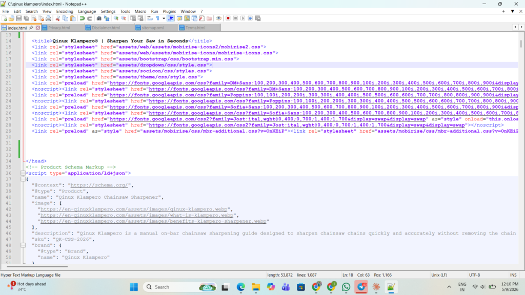 Développement de sites web - portfolio - 1