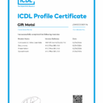 ICDL CERTIFICATE
