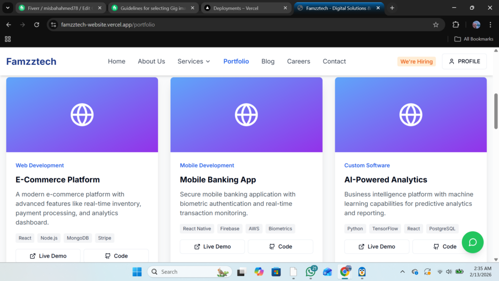 Famzztech - portfolio - 1