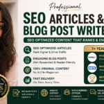 J’écrirai des articles SEO et des articles de blog pour des sites web et des marques - À distance