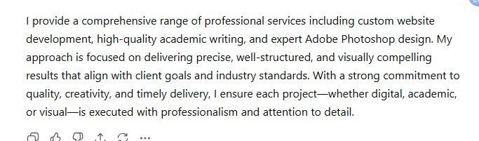 I will create your website, do professional academic writing and Adobe photoshop - portfolio - 0