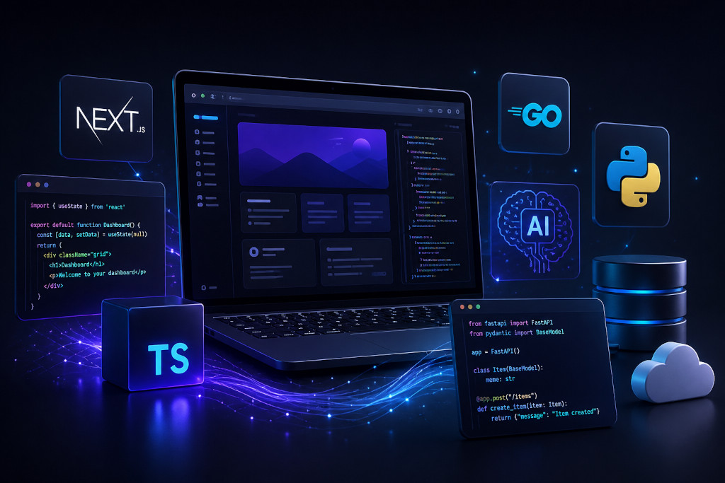 Développement Web professionnel full-stack (Next.js, Go, Python et IA) - portfolio - 0