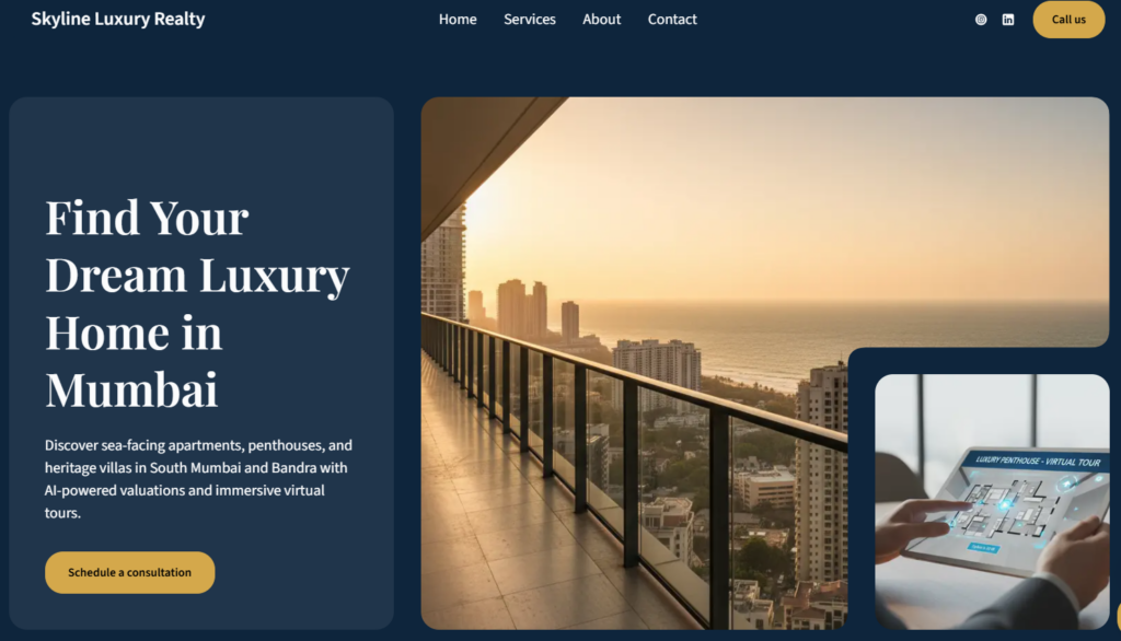 Site web à forte conversion avec automatisation intégrée de l’IA - portfolio - 1