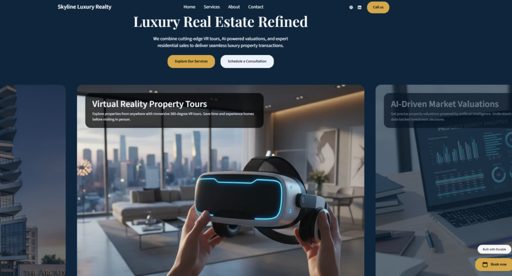 Site web à forte conversion avec automatisation intégrée de l’IA - portfolio - 0