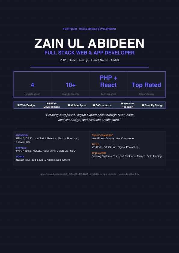Zain Ul abideen - portfolio - 1