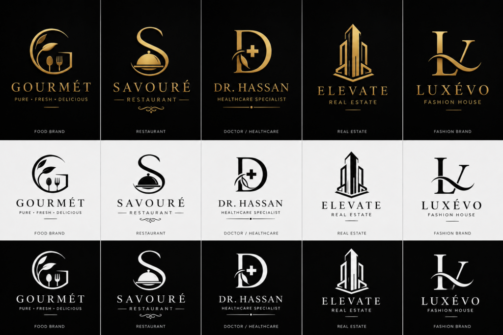 Je créerai des logos premium avec des révisions et concepts illimités à un prix très abordable. - portfolio - 1