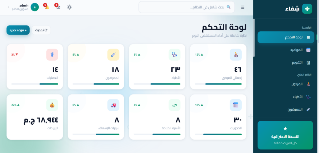 تصميم وتطوير واجهات مواقع احترافية ومتجاوبة مع جميع الأجهزة. تحويل التصميم (Figma، Adobe XD، PSD) إلى موقع مطابق بدقة. كتابة كود نظيف ومنظم وسهل التطو - portfolio - 2