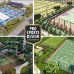 I will create 3D designs for tennis, pickleball, and multipurpose courts