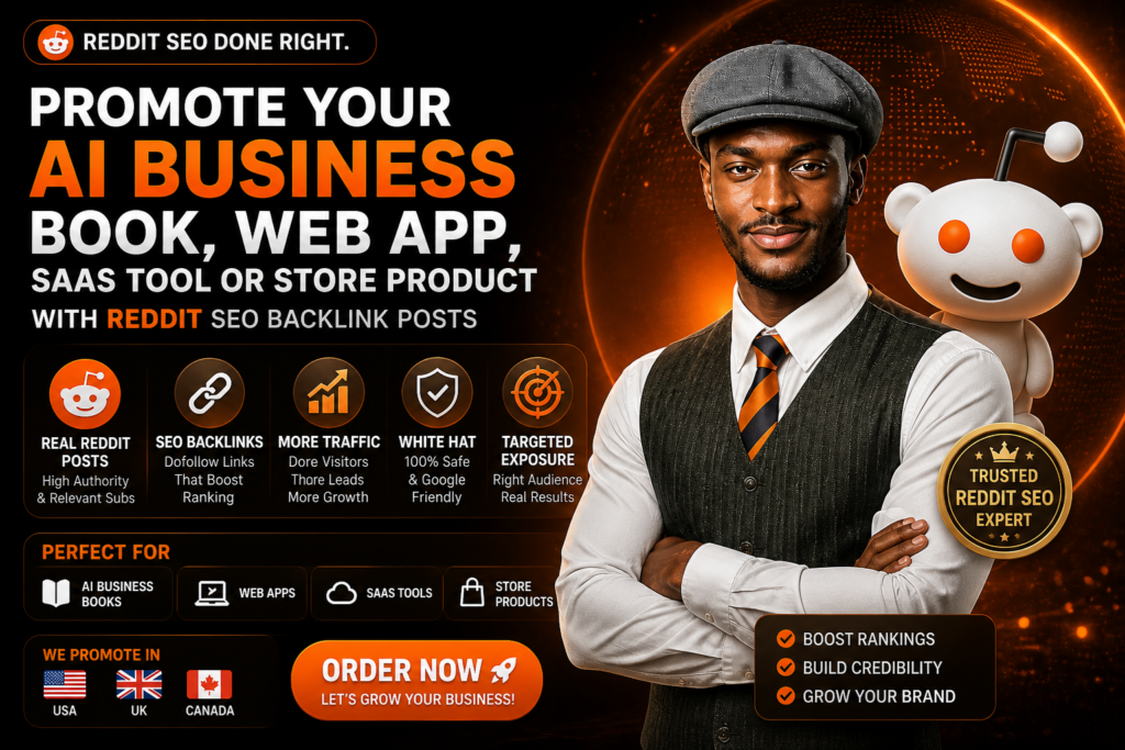 I will use reddit seo post marketing to boost store sales, traffic, conversions and ranking for business website, app or products - portfolio - 0