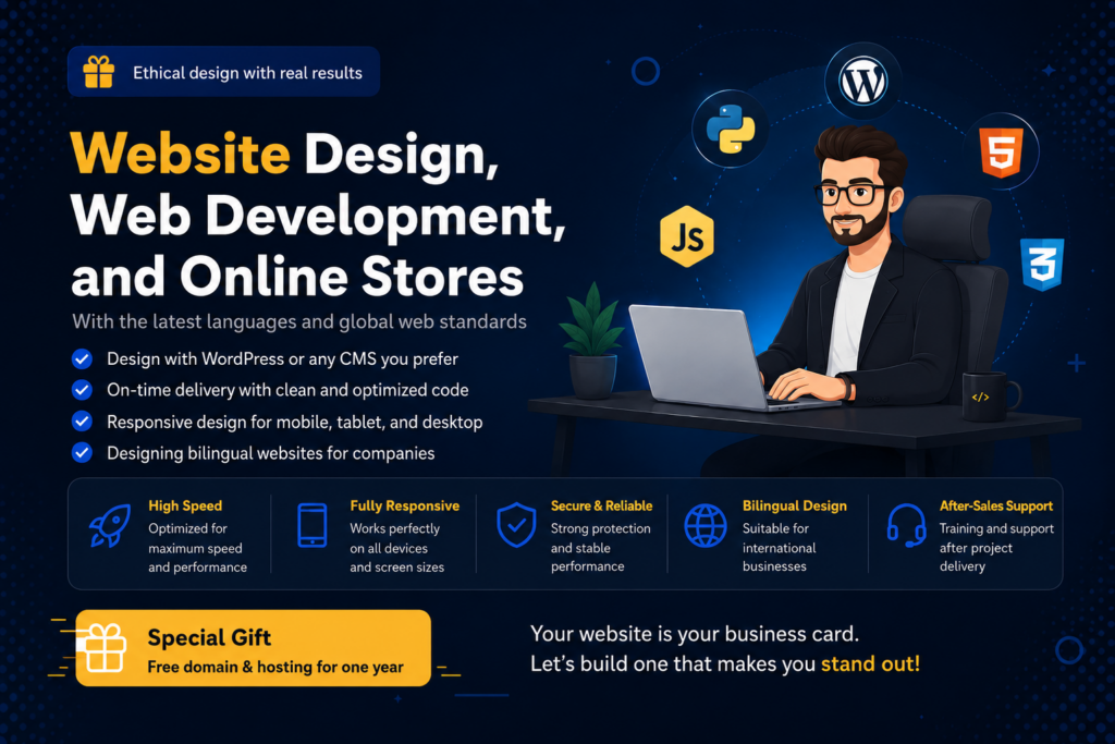Professional Website Design & Development for Businesses, Companies & Online Stores - portfolio - 0