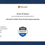 مساعد محلل بيانات معتمد من مايكروسوفت في PowerBI