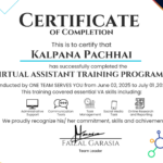 Virtual Assistant Training Program