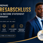I will analyze German financial statements and annual reports professionally