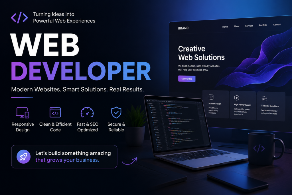 I WILL CREATE WEBSITE WITHIN 2 DAYS - portfolio - 0