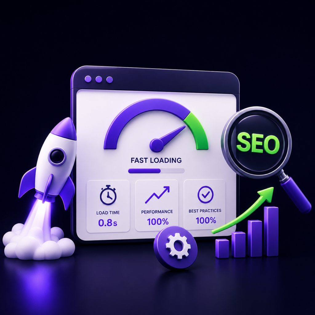 Vitesse du site web et optimisation SEO - portfolio - 0