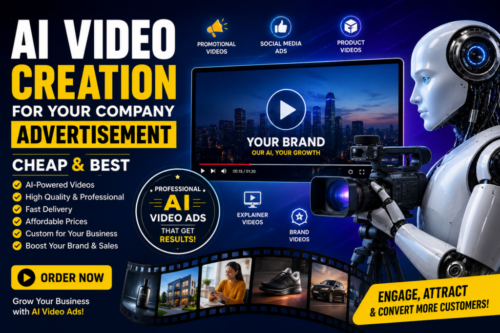 Vidéos publicitaires professionnelles d’IA pour votre entreprise - portfolio - 0