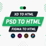 psd to html, css, javascript and bootstrap