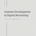 Développement de contenu et marketing digital
