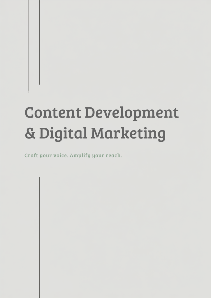 تطوير المحتوى والتسويق الرقمي - portfolio - 0