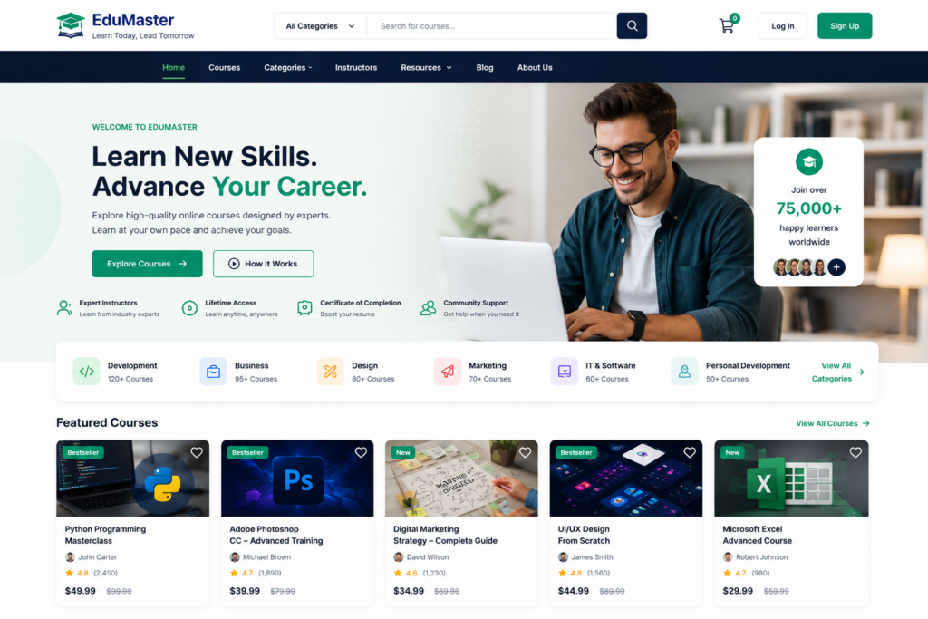I will design wordpress website, redesign wordpress with elementor - portfolio - 2