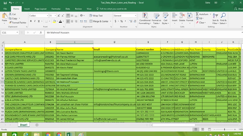 Je ferai de la saisie de données, de la recherche web, du copier-coller, d’Excel et de collecte de données - portfolio - 0