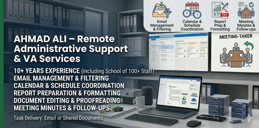 Je m’occuperai du support administratif – gestion des emails, planification et reporting - portfolio - 0