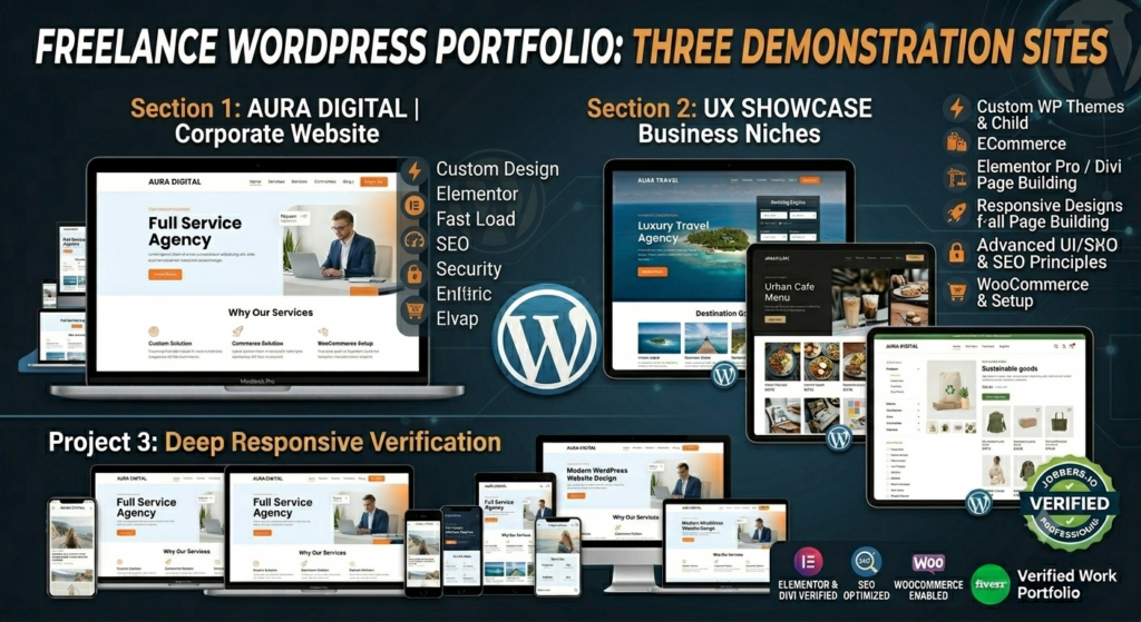 I will design a stunning and responsive WordPress website using Elementor - portfolio - 0