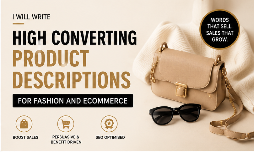 Je rédigerai des descriptions de produits à forte conversion pour des marques de mode et de commerce électronique - portfolio - 0