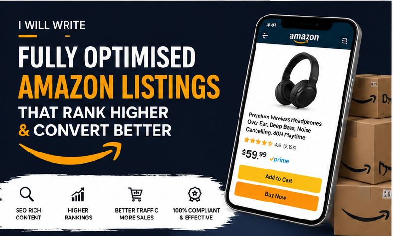 J’écrirai des annonces Amazon entièrement optimisées qui se classent mieux et convertissent mieux - portfolio - 0