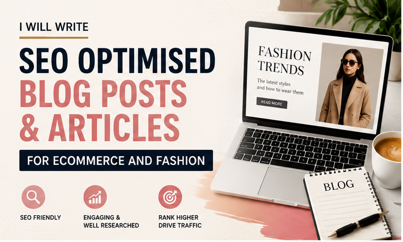 J’écrirai des articles de blog optimisés SEO pour les marques de commerce électronique et de mode - portfolio - 0